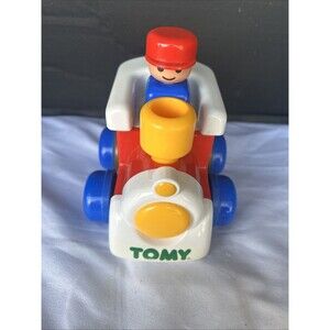 TOMY Push 'N Go Toy Vehicle Train & Conductor